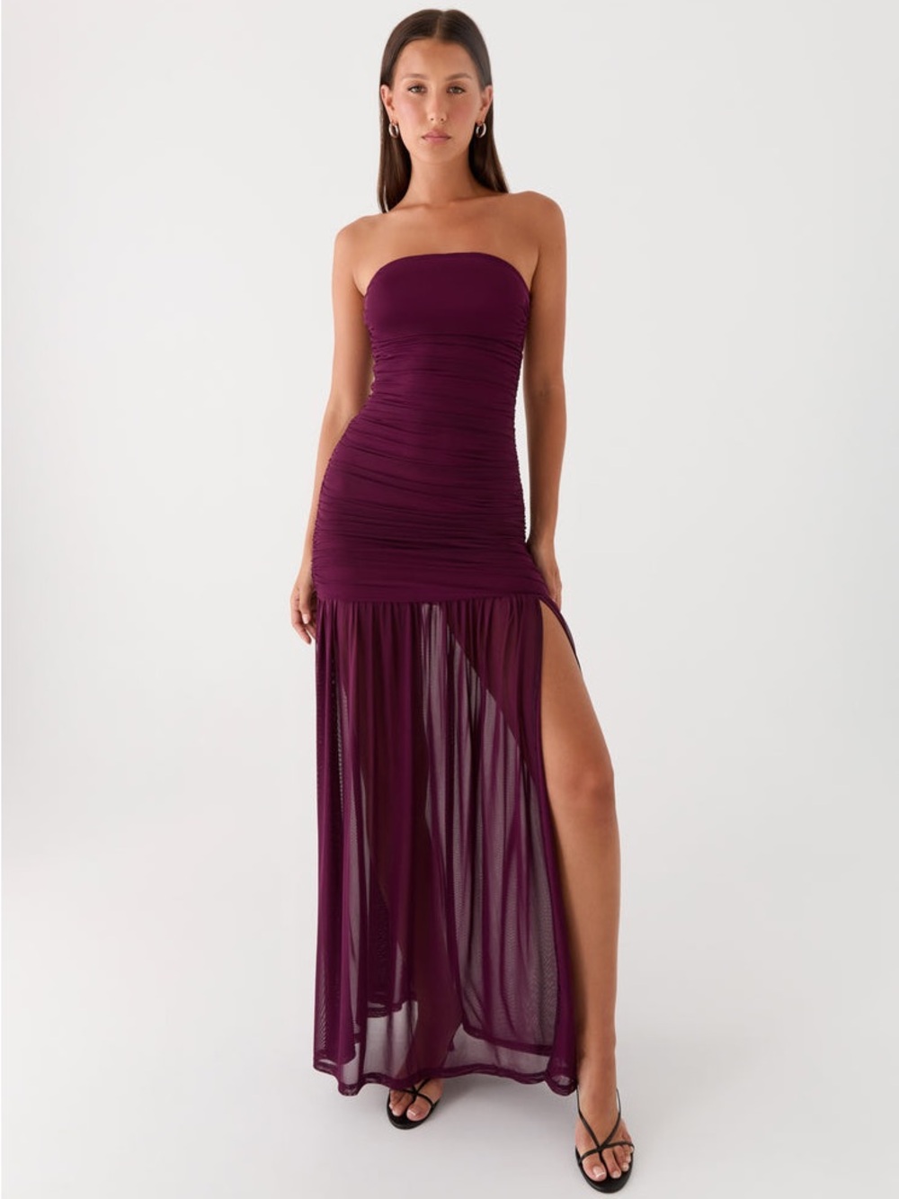 Peppermayo Savaya Maxi Dress - Mulberry - Size L